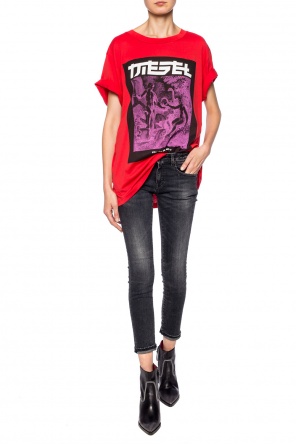 T-shirt with a print, zdjęcie 2 T-shirt with a print od Diesel